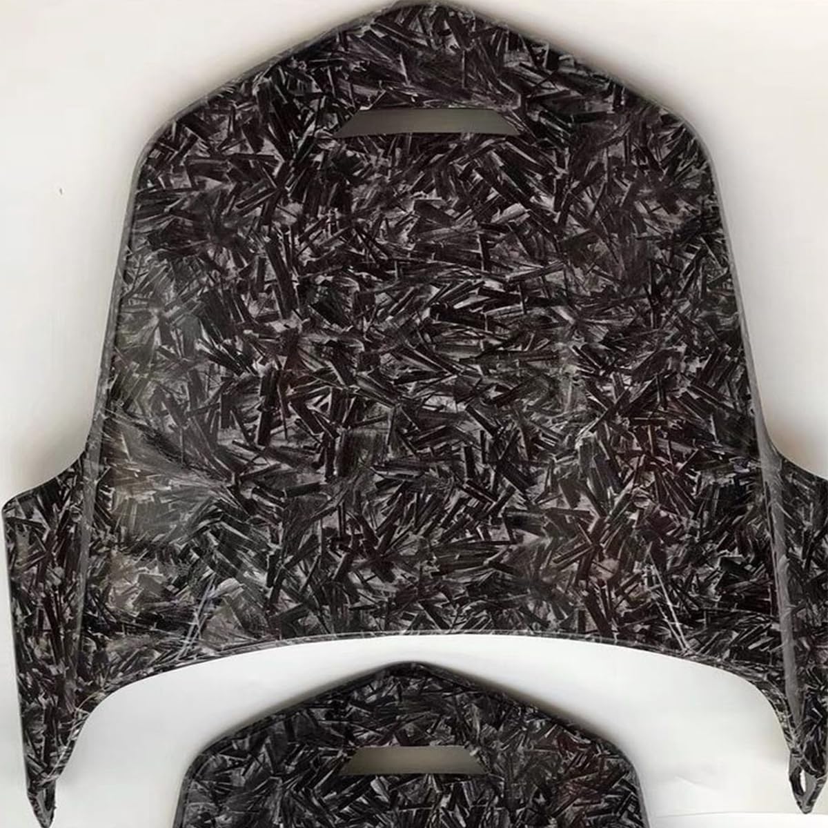 Forged Carbon Fiber Vinyl Wrap Black Car Vinyl Wrap Self Adhesive Film for Car Motorcycle Scooter Bike, 50x500CM