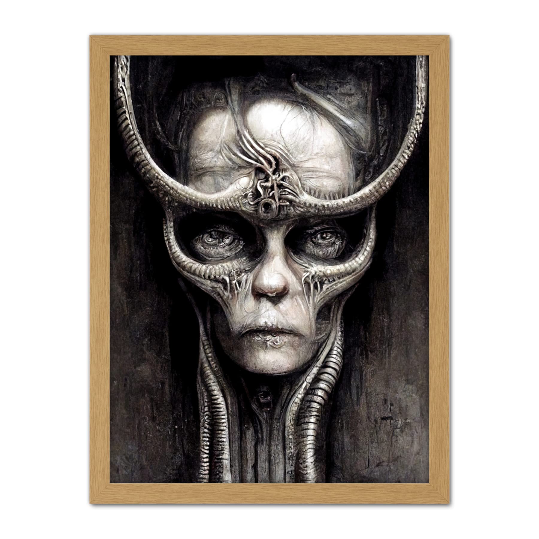 Doppelganger33 LTD Gothic Fantasy Alien Art Artwork Framed Wall Art Print 18X24 Inch