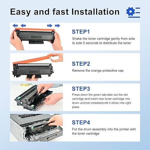 Miniatura 6 de myCartridge Cartucho de tóner remanufacturado de repuesto para Brother TN760 TN-760 TN730 TN-730 para impresora MFC-L2710DW MFC-L2750DW HL-L2350DW