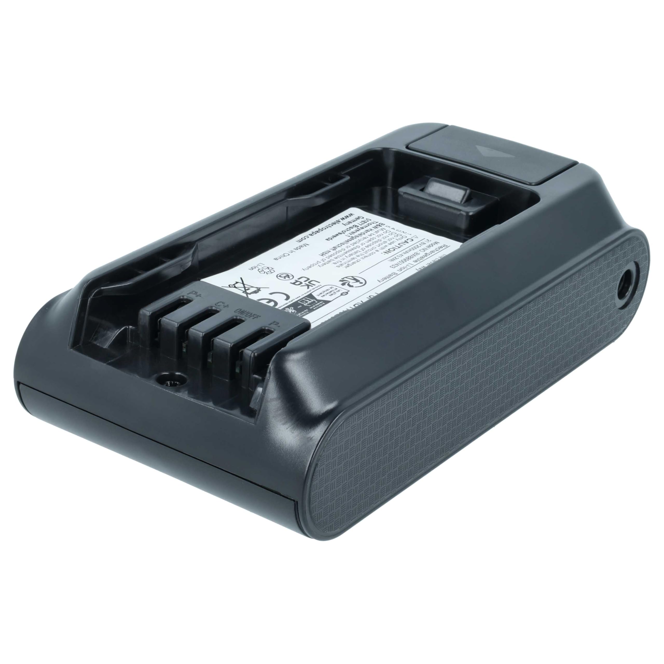 vhbw Akumulator kompatybilny z Shark BU3120, IW3120C, IW3111C, IW3110C, Cordless Detect Pro, BU3521 odkurzacz czarny (2000 mAh, 21,6 V, Li-Ion)