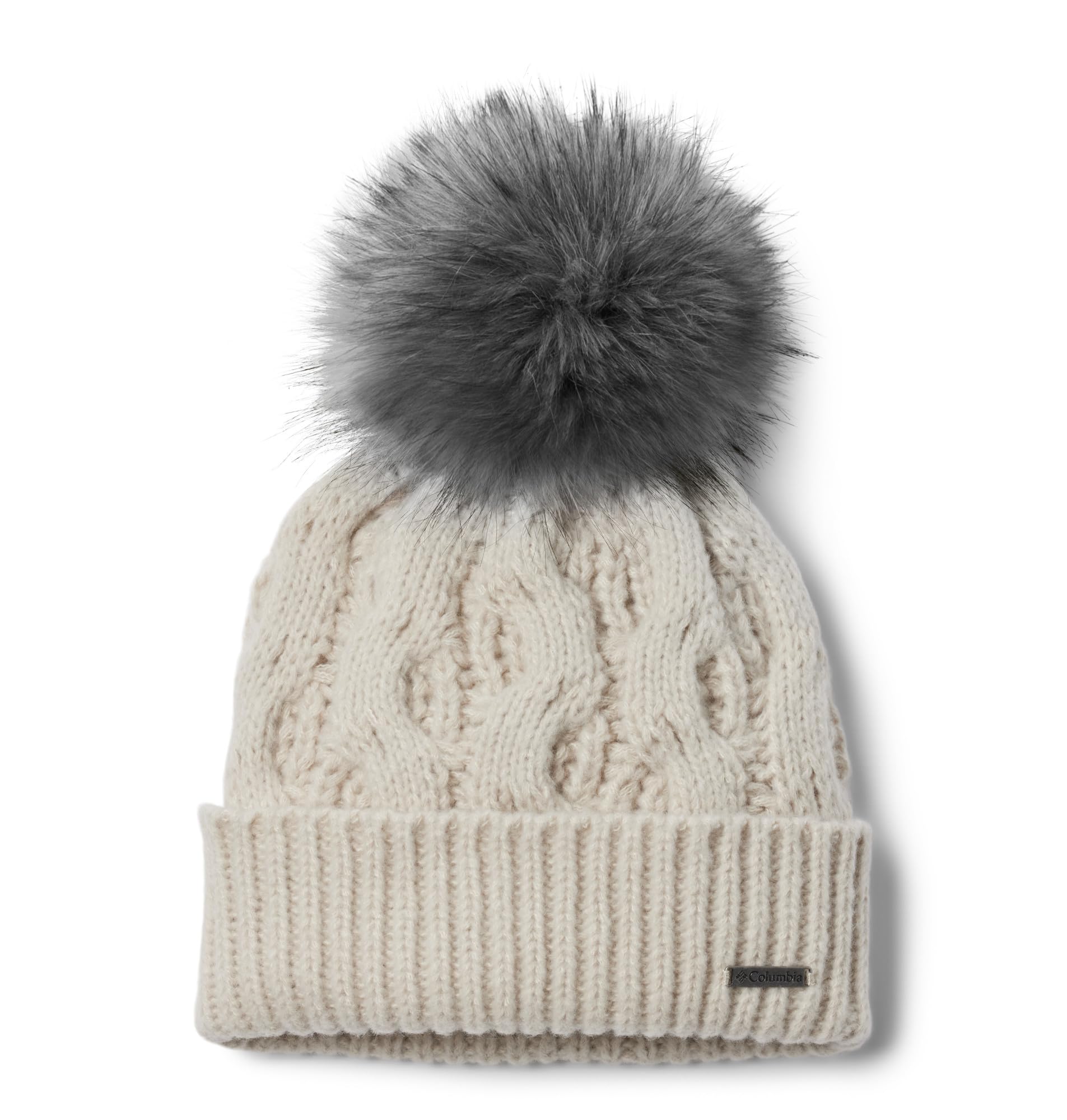 Women's Boundless Days Cable Knit Pom Beanie Beanie Hat