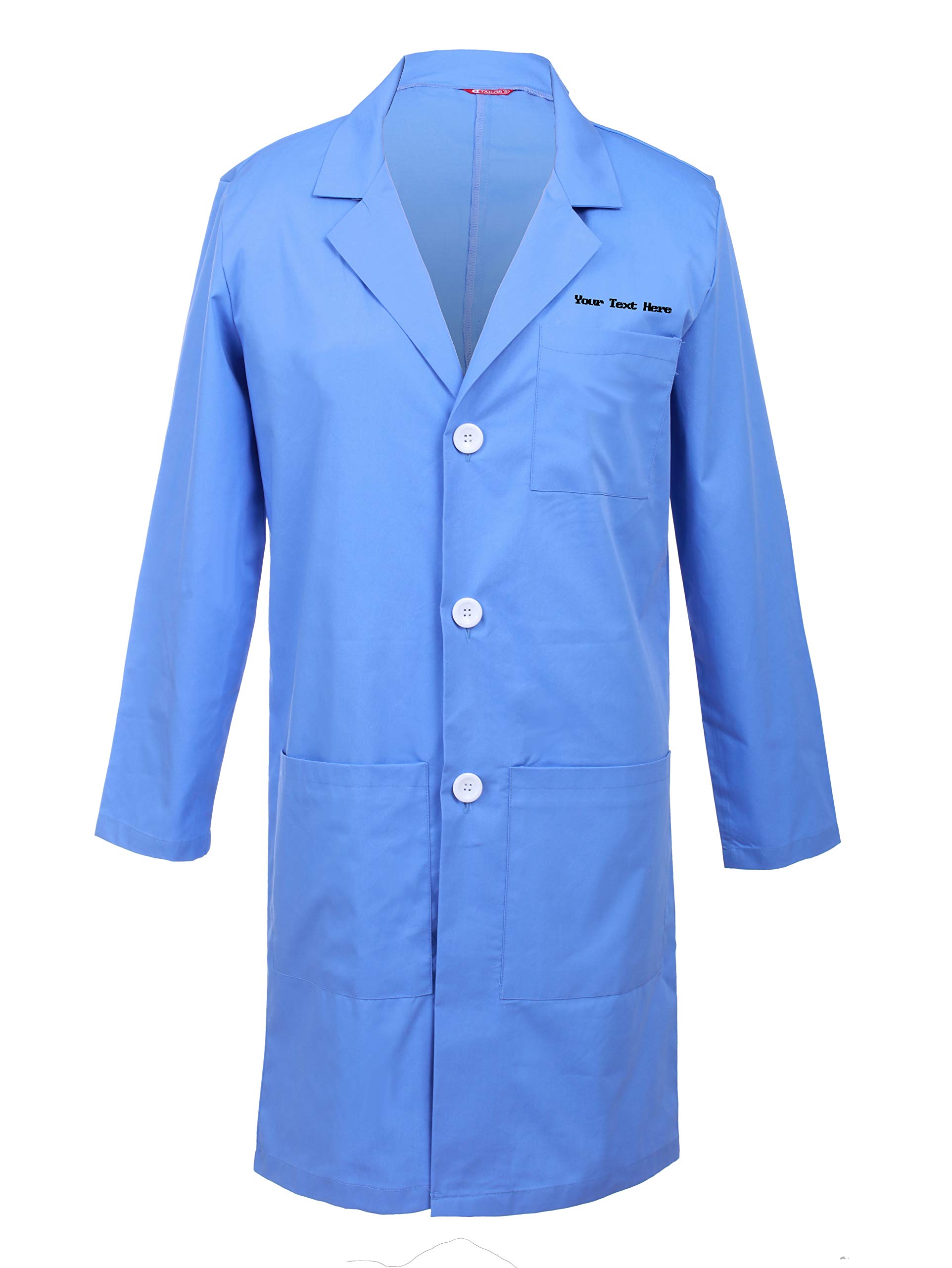 TAILOR'S Personalized Customizable Embroidered Men's Lab Coat Ceil