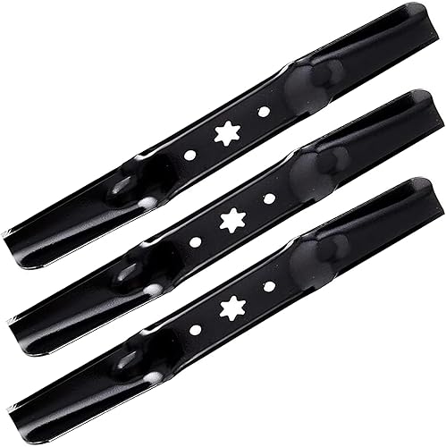 Cuchilla de cortacésped de 50 pulgadas, compatible con Cub Cadet MTD Troy-Bilt, reemplaza al OEM 742-05052A 942-05052A 3 unidades