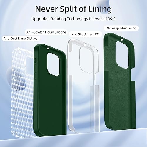 Miniatura 3 de JTWIE Funda 5 en 1 para iPhone 12iPhone 12 Pro, con 2 protectores de pantalla + 2 protectores de lente de cámara, funda protectora delgada de