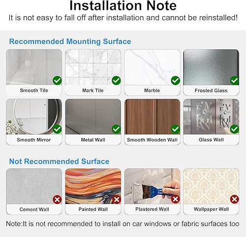 Miniatura 6 de PLDHPRO Soporte de pared para tableta, soporte montado en el teléfono con base súper adhesiva para cocina, baño, ventana, espejo, azulejos, vidrio,