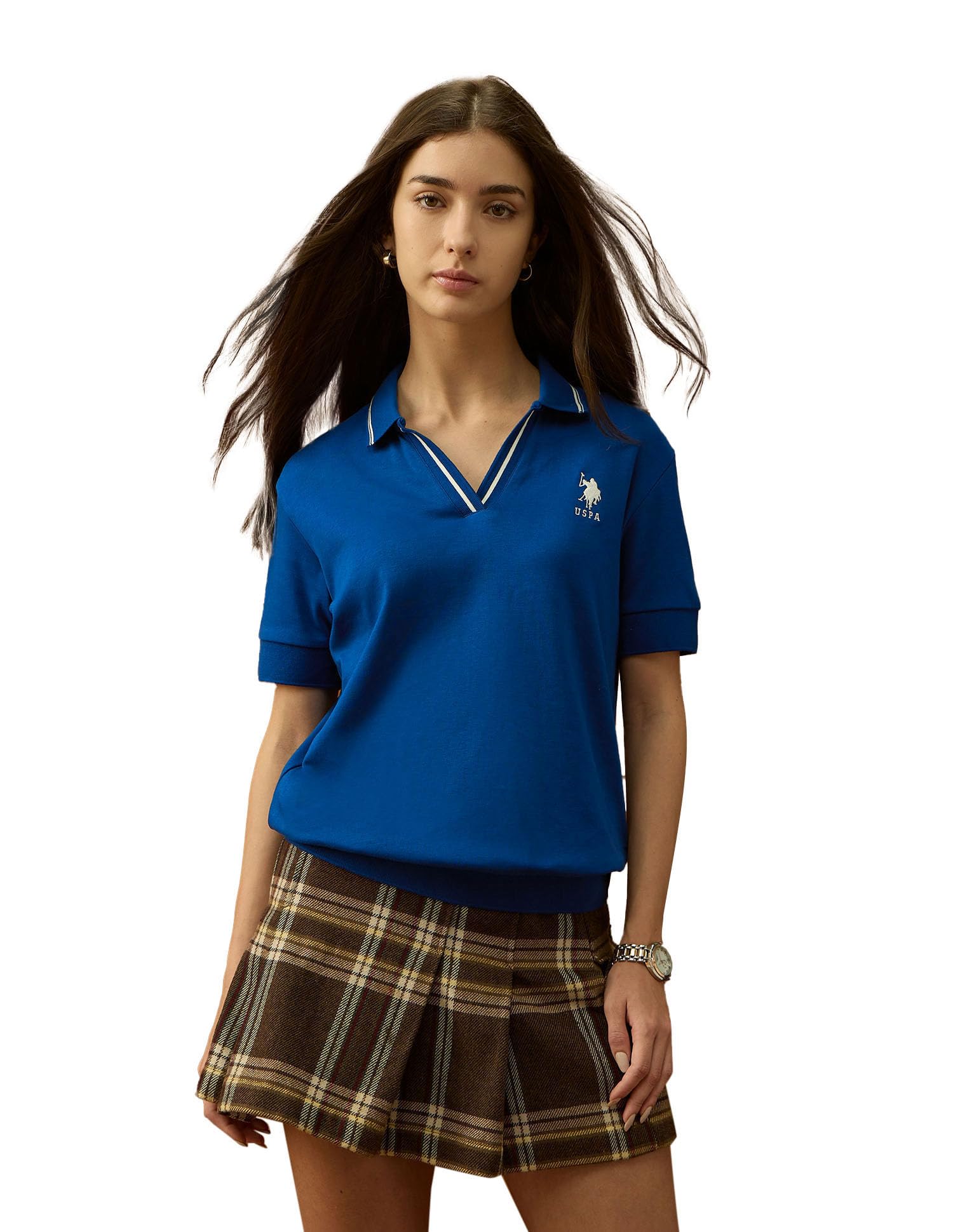 u.s. polo assn. Women's Loose Fit Polo Shirt-picture-33