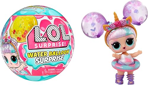 Miniatura 1 de LOL Surprise - Muñecas sorpresa de globo de agua con muñeca coleccionable, pelo de globo de agua, globos con purpurina, 4 formas de jugar, juego