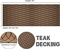 Vista 37 de Fullfire Suelo de lancha – Cubierta de espuma EVA para lanchas – Alfombra marina autoadhesiva para lanchas de motor, yate, kayak, RV