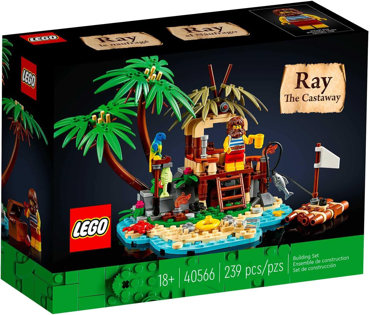 Lego Ray The Castaway (40566) Building Kit 2022