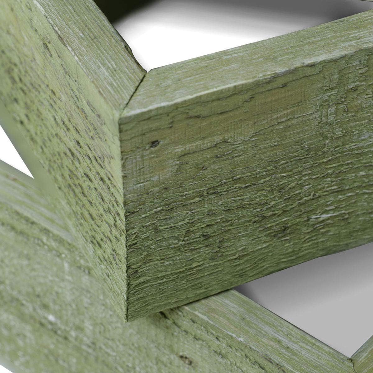 Ekena Millwork DECR18SBRTCBRD Set of 3, Rectangle, Closed Back, Vintage Farmhouse Shadow Box Shelves, Barnwood Decor Collection, Salvage Red