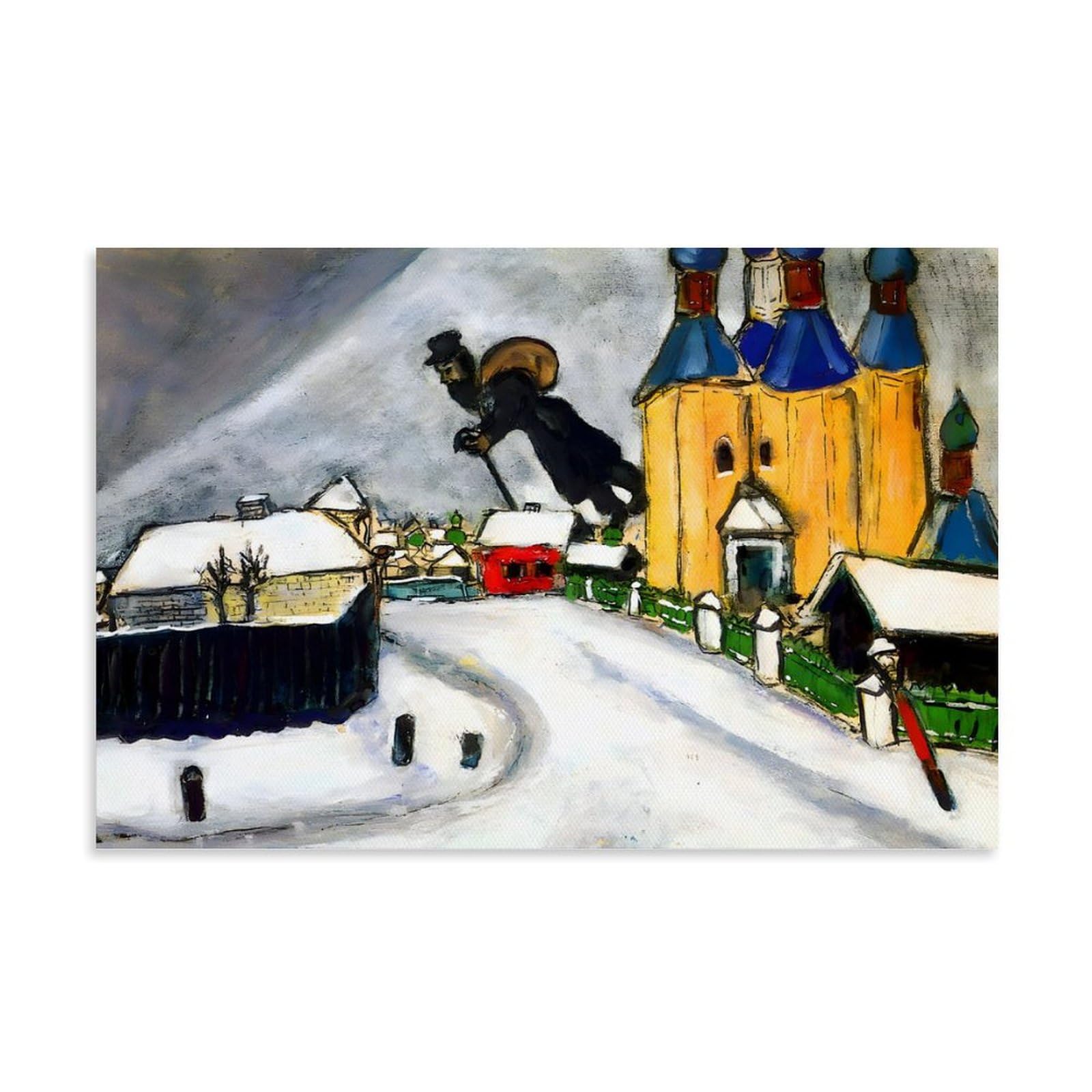 Amazon.co.jp: ヴィテプスクの上のマルク・シャガール 1914 年頃に