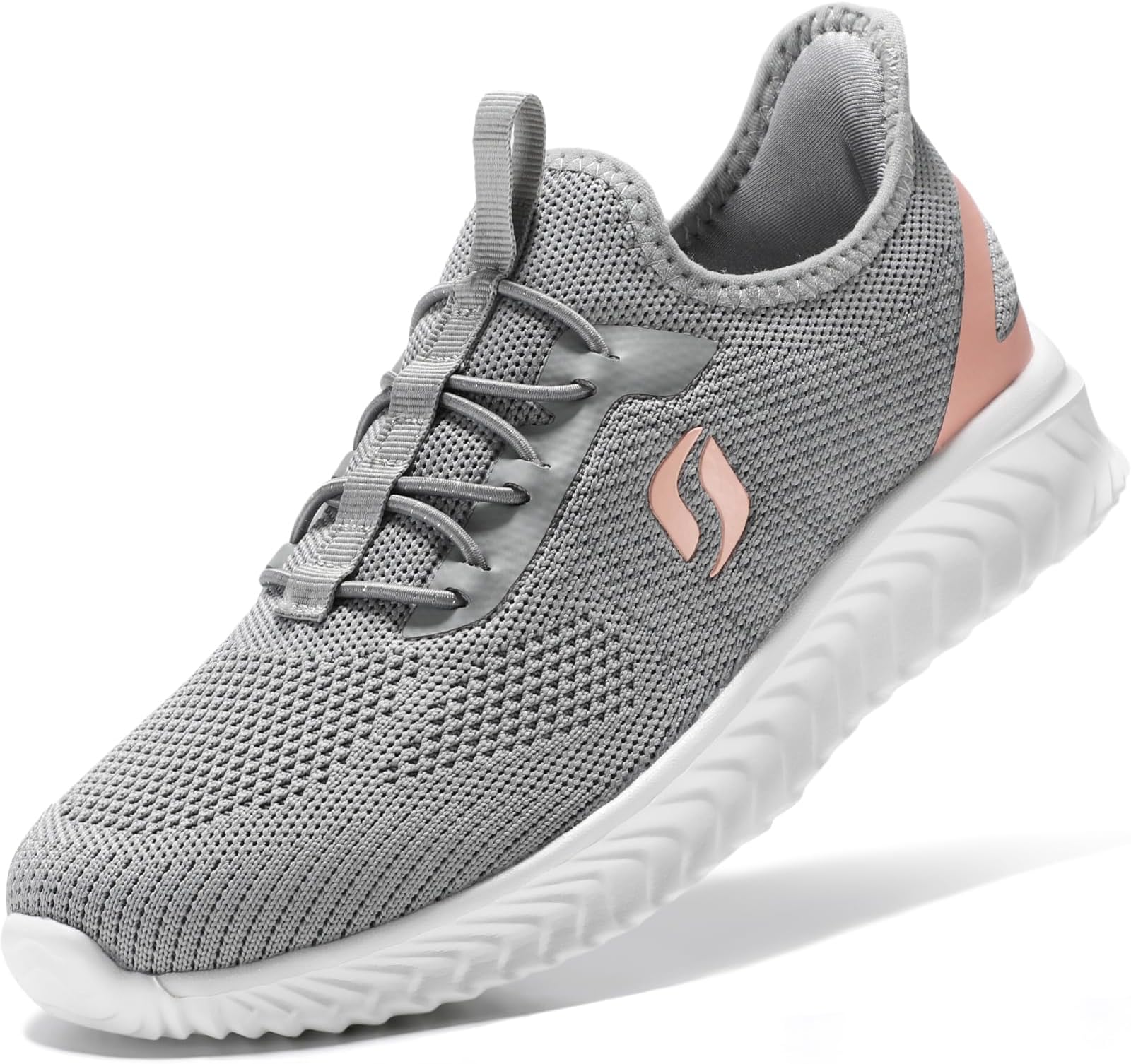 STQWalking Shoes Women Wide Toe Box Slip on Sneakers with Maternity