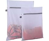 Kimmama Washing Machine Wash Bags,Honeycomb Mesh Laundry Bag,Small Lingerie Bags for Washing Delicates,Bra,Underwear,Socks,Tie,Scarf,Gloves,Mask,Pack of 2