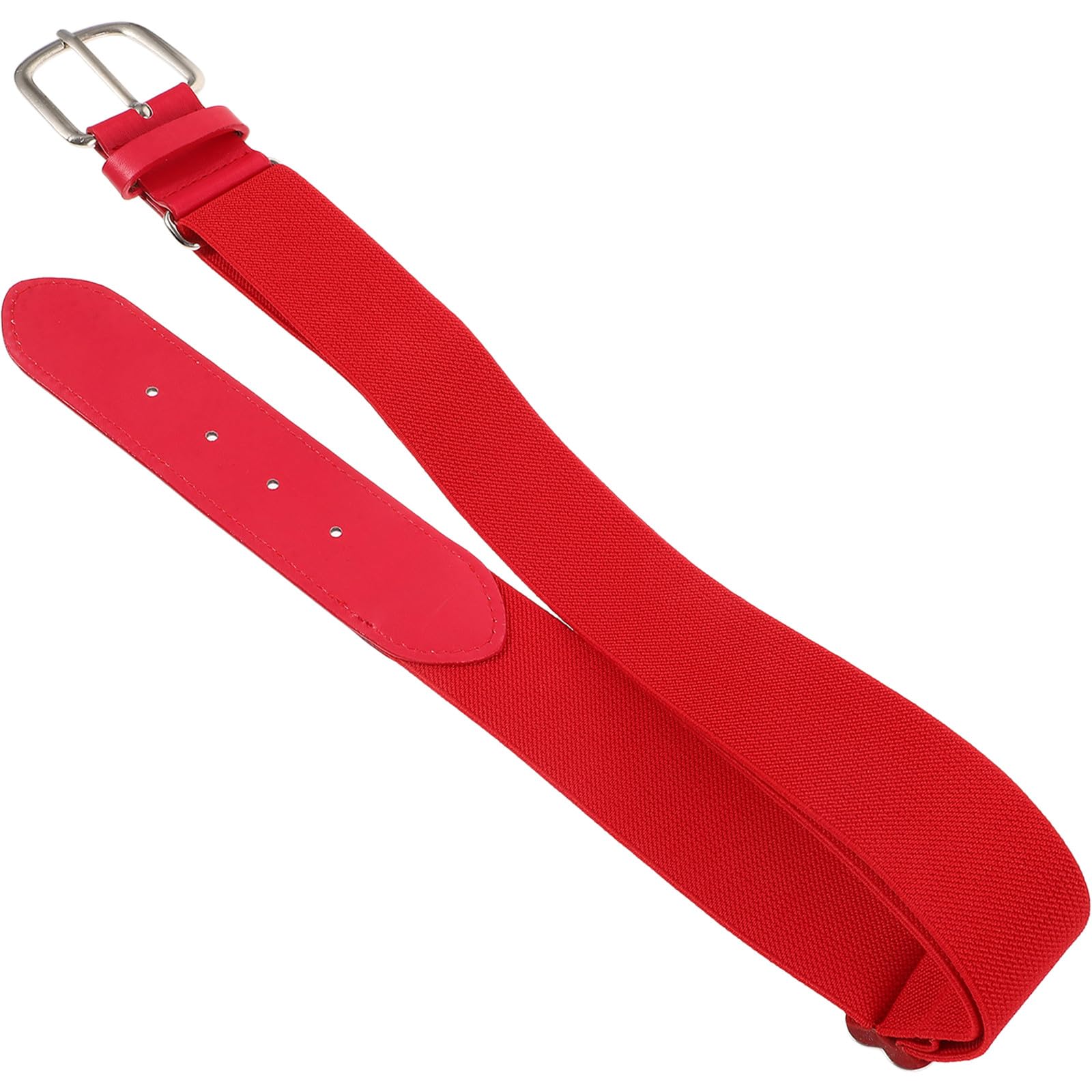 Veemoon Ceinture de Baseball Extensible Rouge pour Garçon, Alliage Ajustable, Accessoire Sport Baseball et Softball