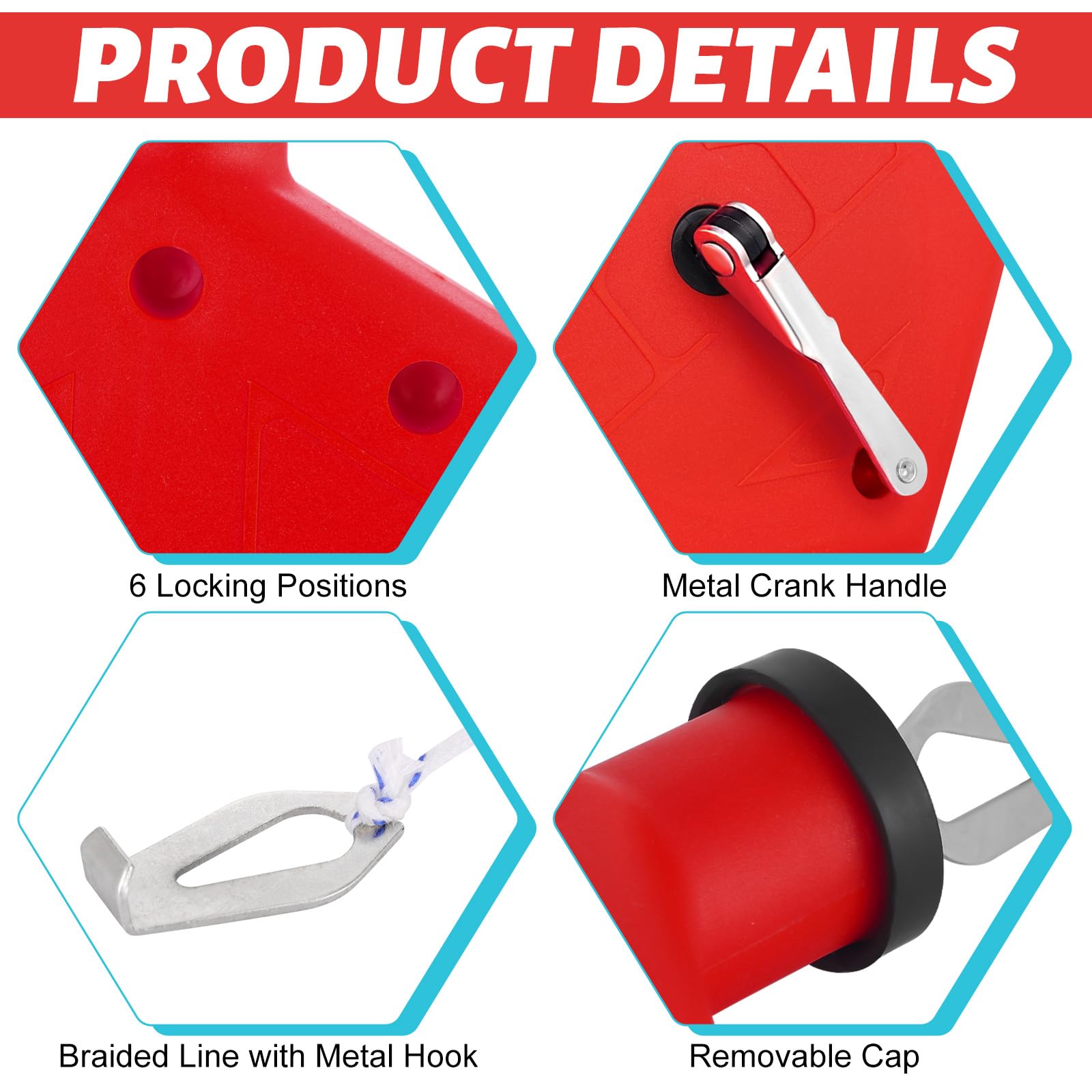 2 Pcs Chalk Line Reel, 100 Feet for Construction Carpentry — Amazon image 3