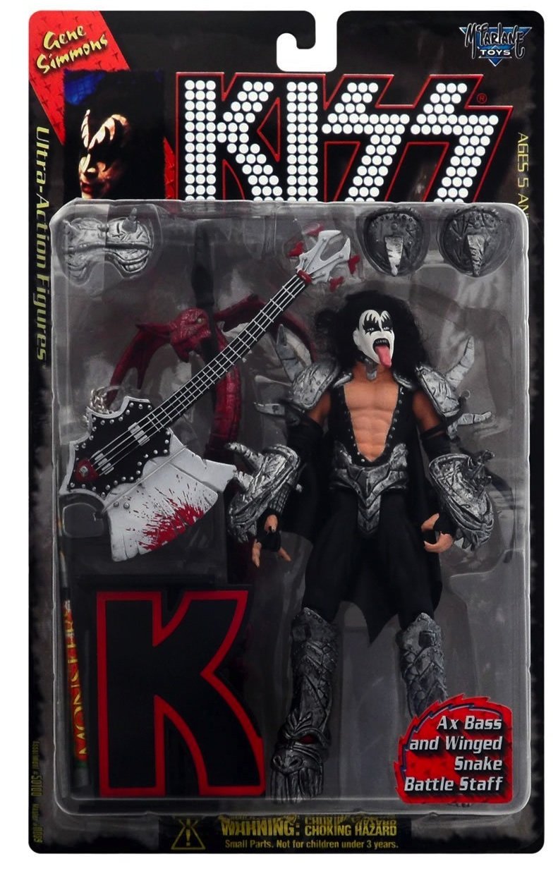 KISS Ultra-Action Figuresアクションフィギュア Amazon | MCFARLANE TOYS 1997 KISS Paul Stanley Ultra Action