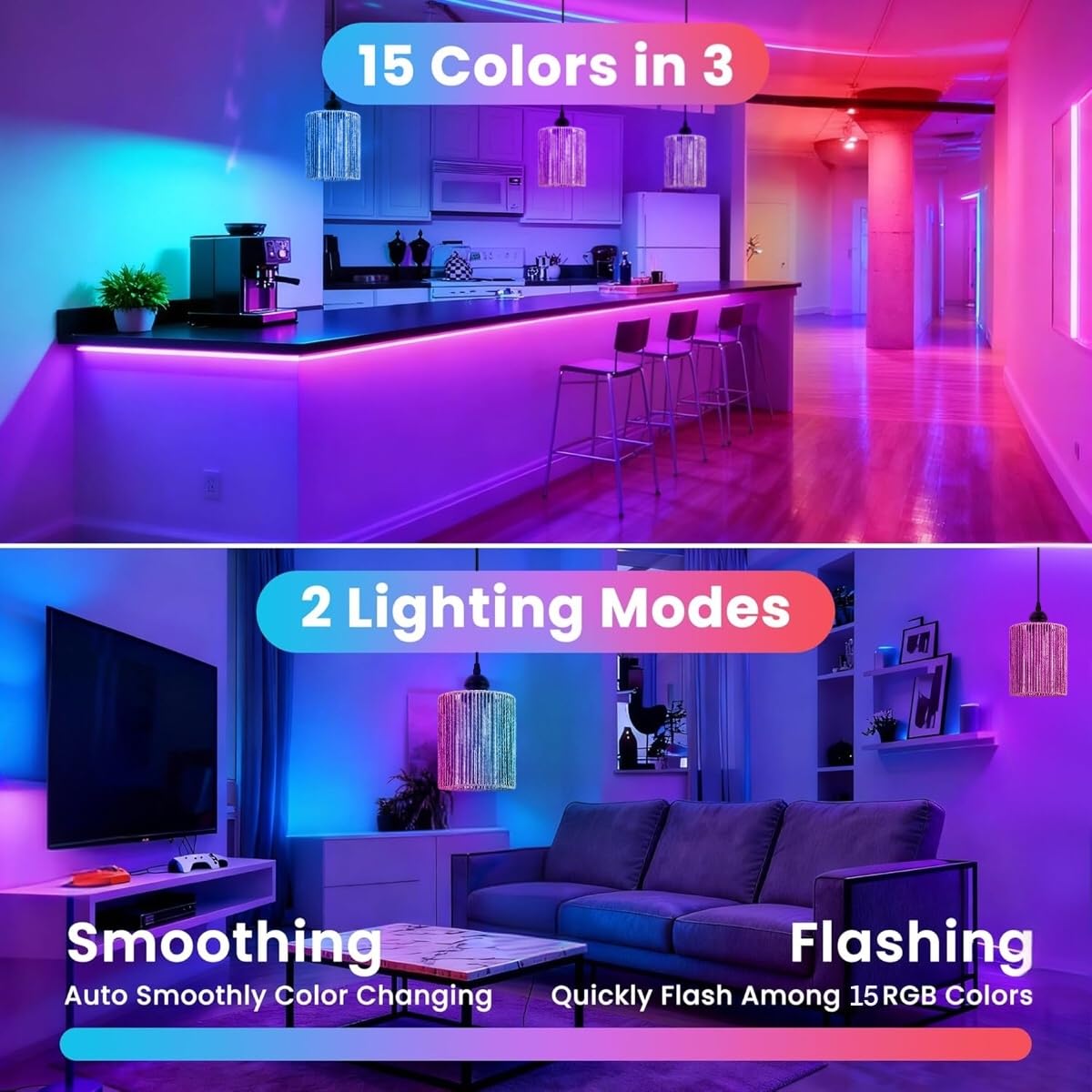 Akku Pendelleuchte Esstisch Hängelampe mit Batterie und Fernbedienung Dimmbar Esszimmerlampe E27 Vintage Geflochten Hängeleuchte mit RGB wiederaufladbaren Glühbirnen Für Schlafzimmer Wohnzimmer Küche