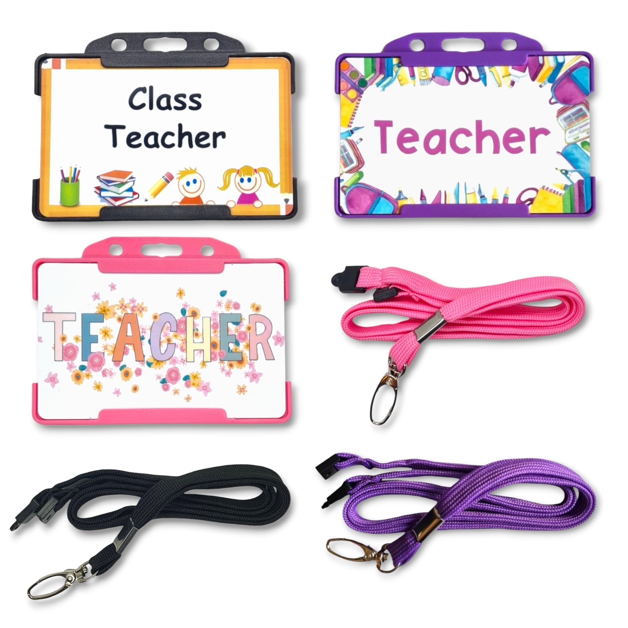 Teacher ID card - Teacher Roleplay Children's Novelty ID Card & Lanyard - School Role play - Pretend Play - Imaginary Play