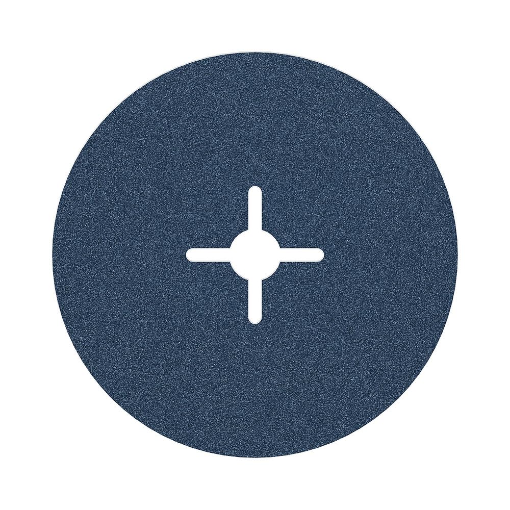 Bosch 2 608 606 744 – Fibre Grinder Disc for Angle Grinders, Zirconium Corundum – 180 mm, 22 mm, 100 (Pack of 1)