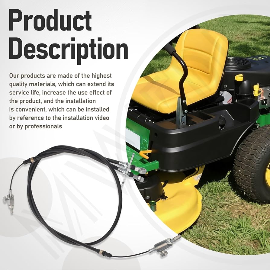 Amazon.com : MWEDP GY22289 Mower Deck Lift Cable Compatible with