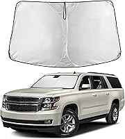 Vista 245 de EcoNour Parasol para Subaru Crosstrek 2013-2015 2016 2017, visera solar para parabrisas delantero y ventana, bloqueador de calor UV y protector