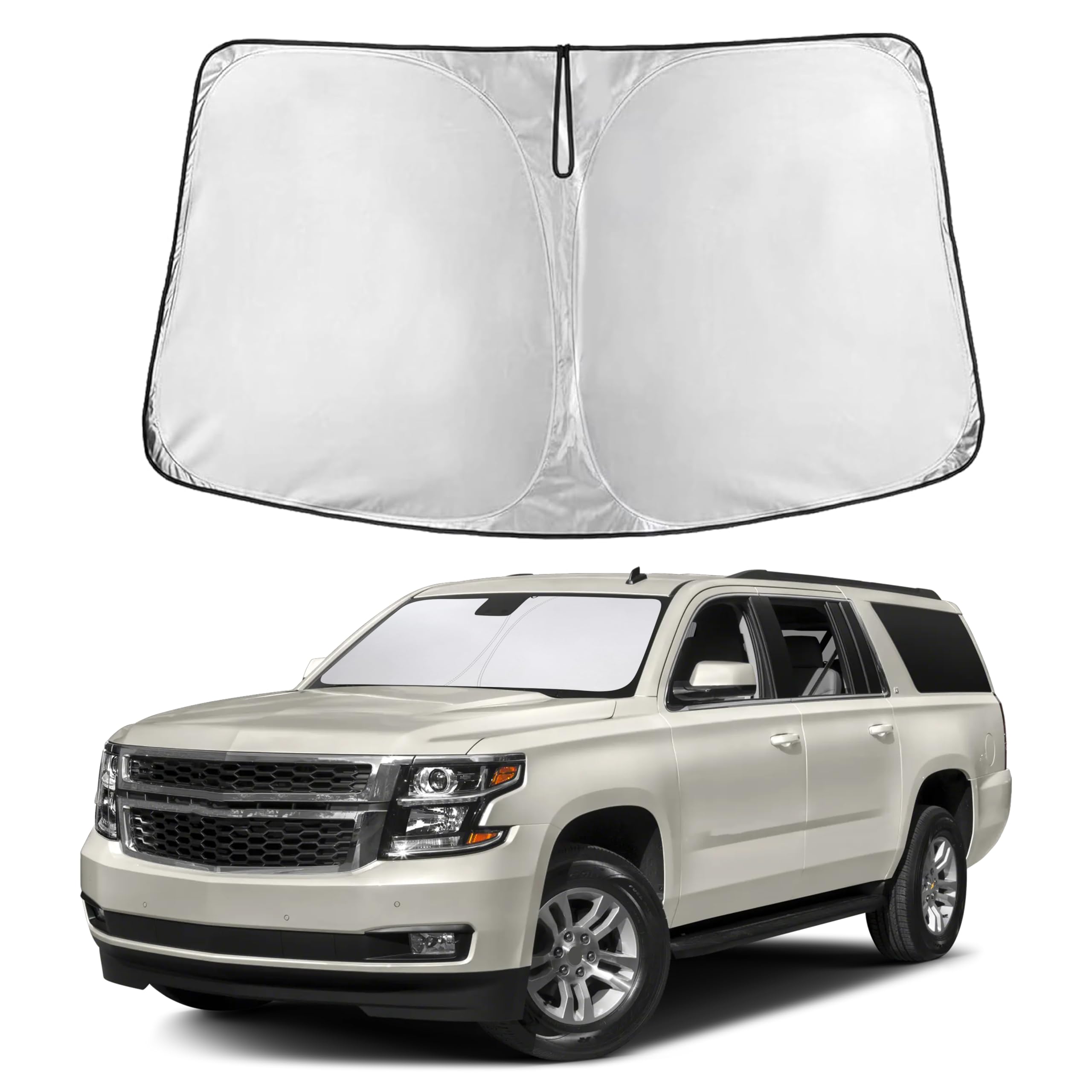 EcoNour Windshield Sunshade for Chevrelot/GMC for 2015-2018 2019 2020
