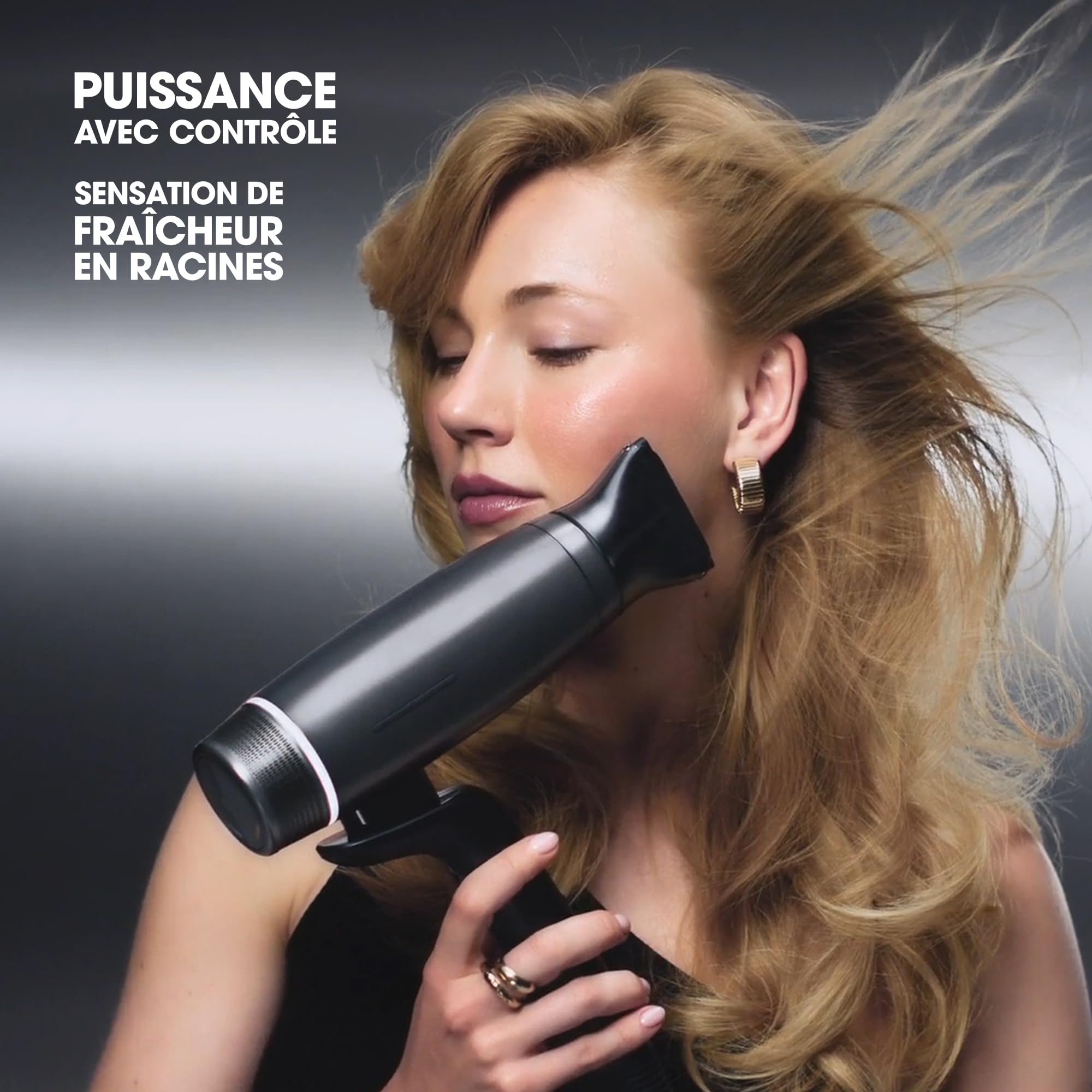 ghd - Sèche-cheveux ghd Speed - Seche cheveux professionnel - Ultra-rapide, séchage puissant avec contrôle, sans dommage thermique, frais en racine/au toucher - Recommandé par les coiffeurs