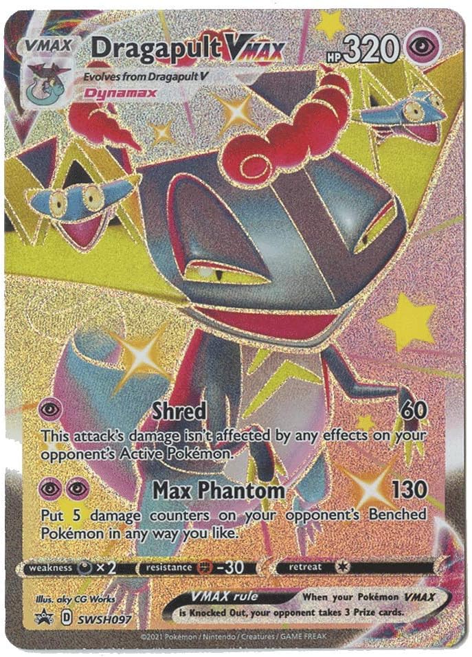 dragapult vmax SWSH097 Full Art Black Star Promo