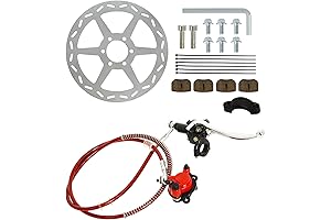 Mini Bike Hydraulic Brake Upgrade Kit, [Brand] Rear Caliper + 180mm Brake Rotor + Pads