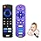 ERSIHUA 2-Pack Silicone Baby Teething Toys, TV Remote Teethers for 6-12-18 Months Infant, Fire Stick Remote Control Shape Baby Silicone Teethers, Chew Toys for Boys and Girls (New-F Black+R Purple)