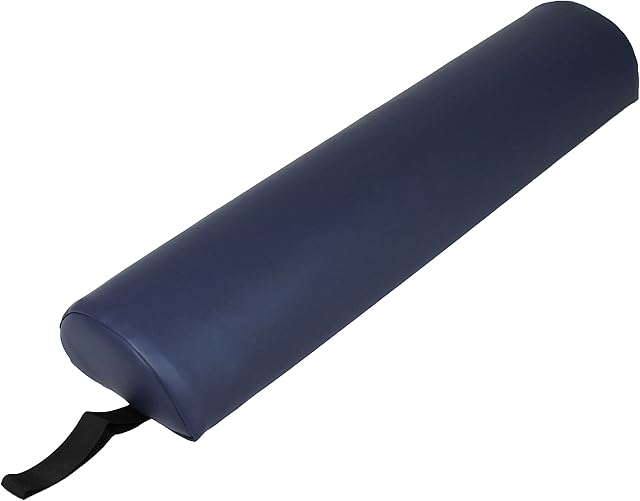 PHYSIQUE Bolster and Support Cushion for Massage Tables/Beds - Half Round, Blue