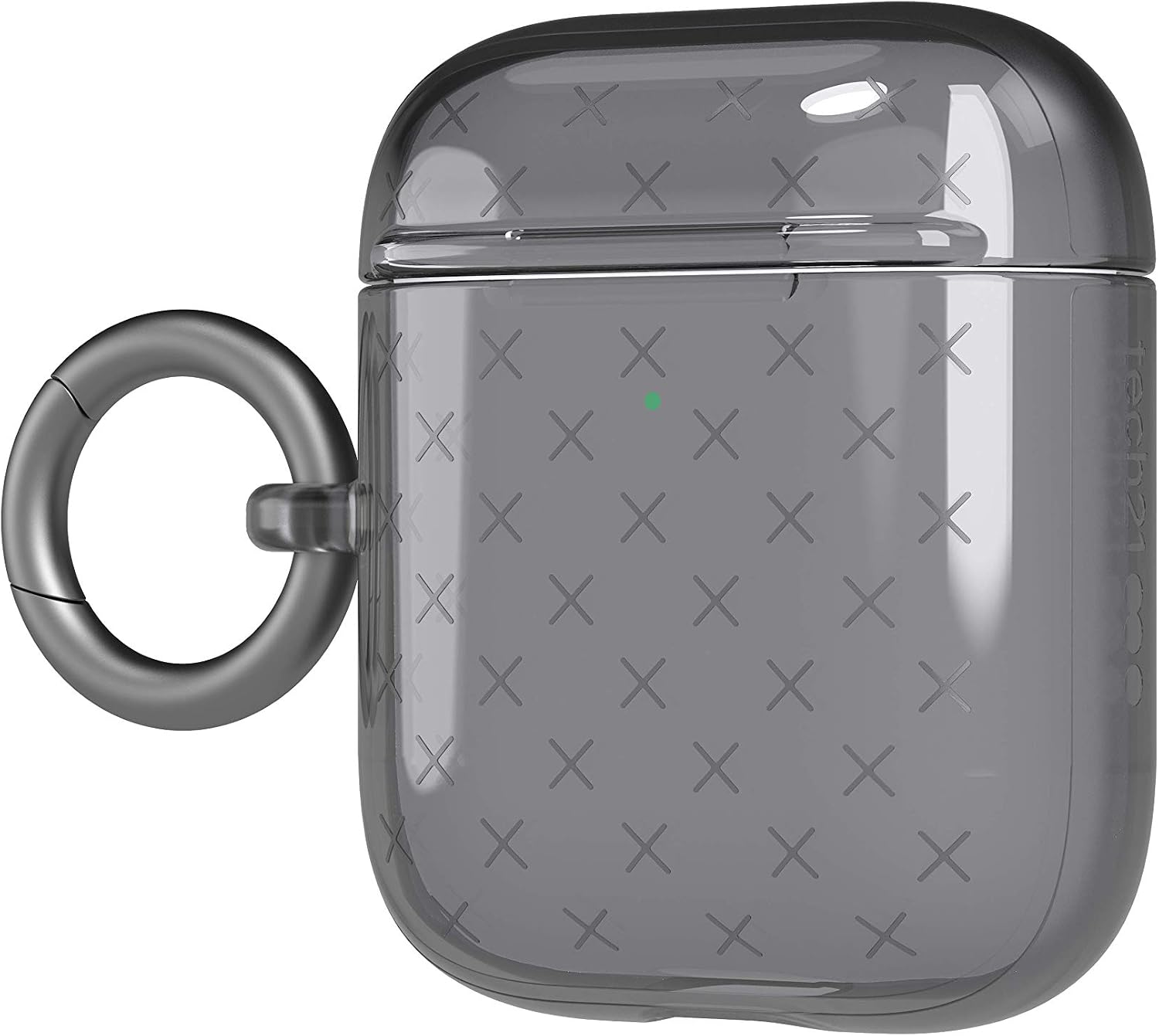 tech21 Evo Check for Apple AirPods Plant-Based Case with Germ Fighting Antimicrobial Properties and 12 ft Drop Protection - Black