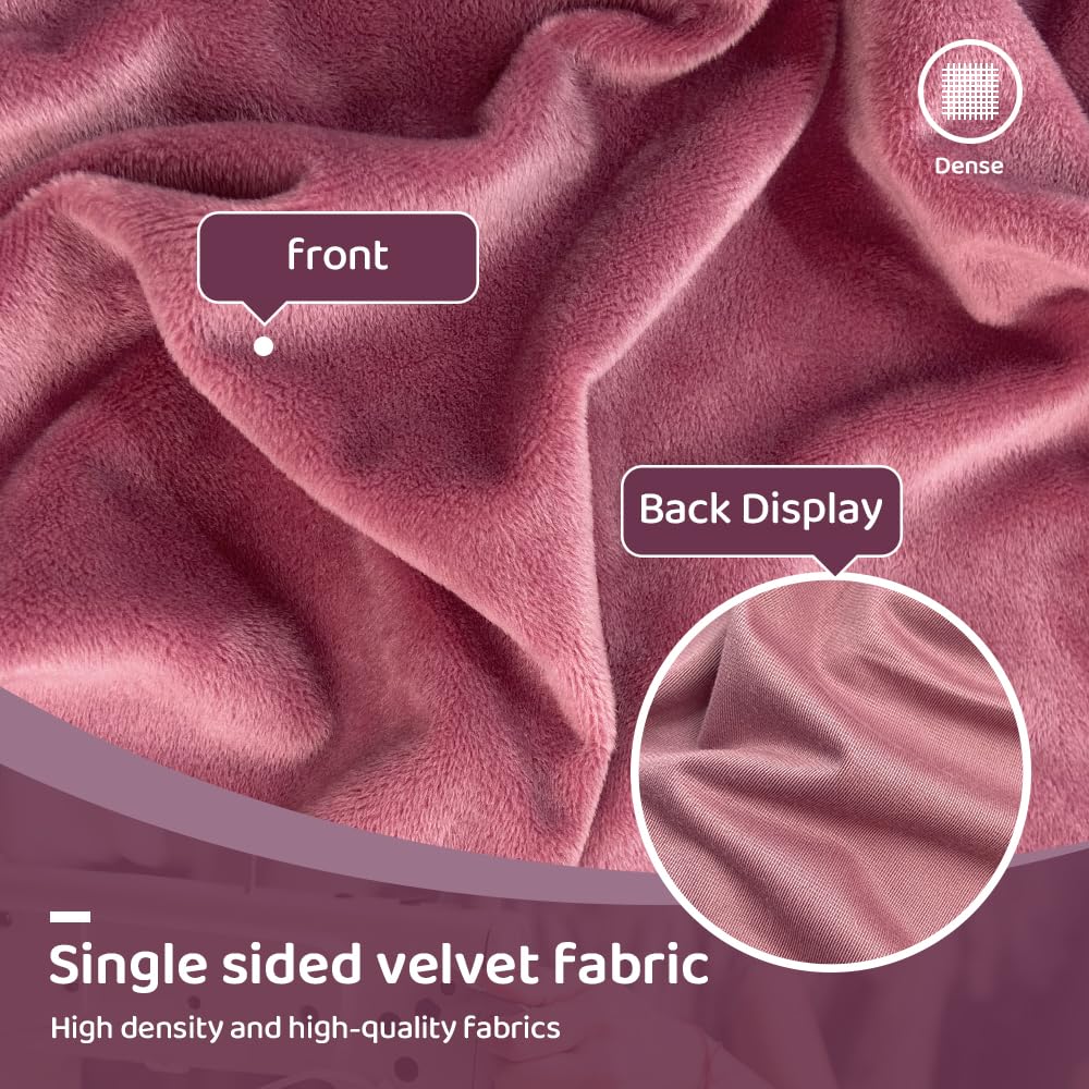 Weicher PlüSchstoff Stoff 50x45cm/150x50cm/150x100cm Weicher Stoff 1,5mm Nähstoff DIY Handgefertigter Kristall Weicher Plüschstoff(139,50x45cm)