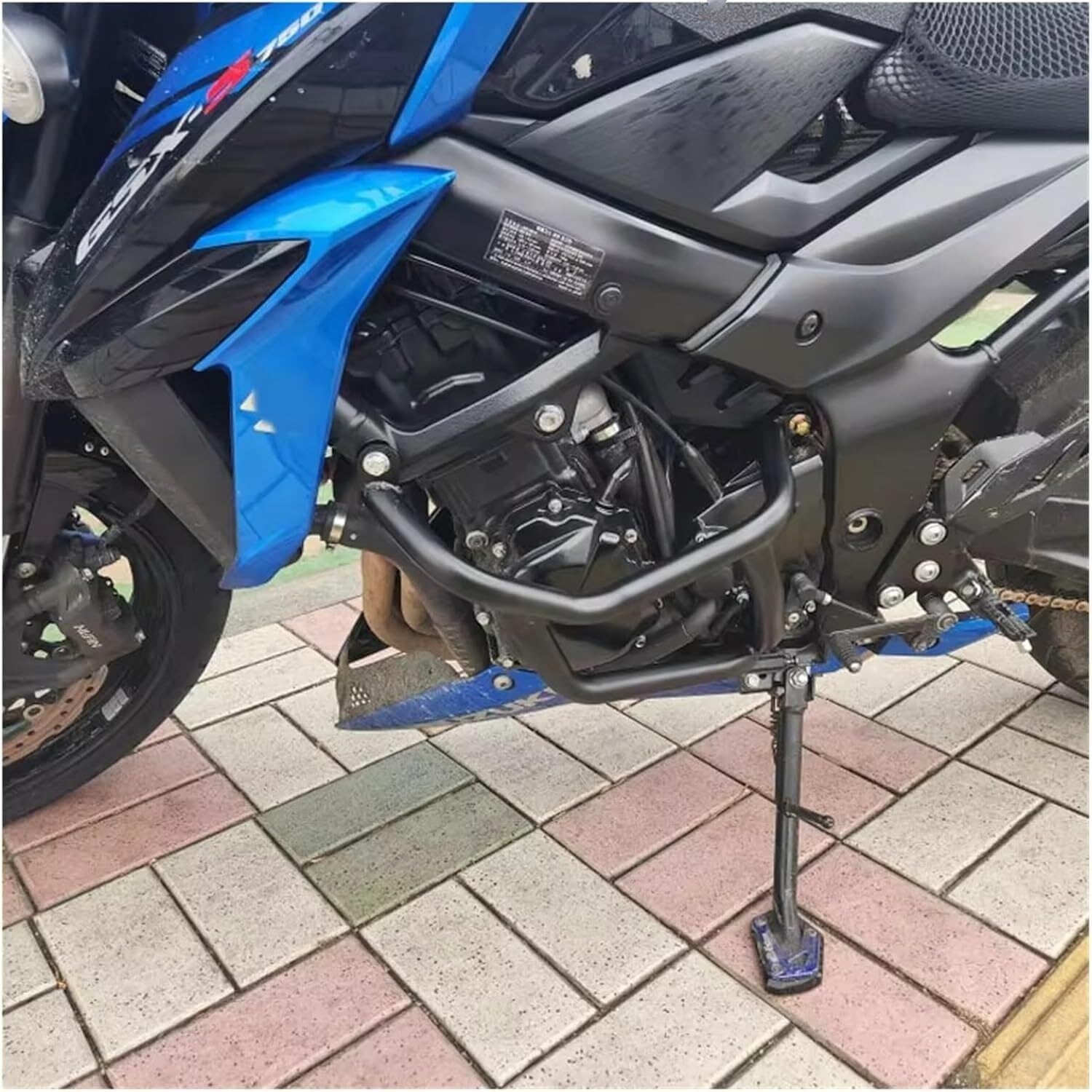Barre protezione moto Telaio per barra di protezione per motocicletta per Suzuki GSX-S750 2017-2022, per motore