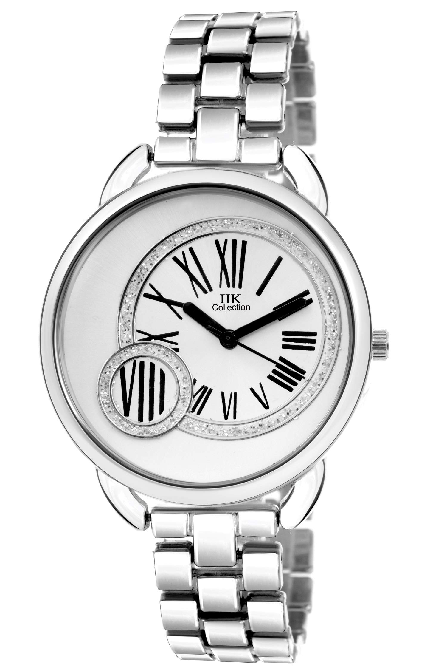 IIK COLLECTION Silver Analog Watch for Womens and Girls (IIK-2012W) (B07LDBHK9P) Amazon Price History, Amazon Price Tracker