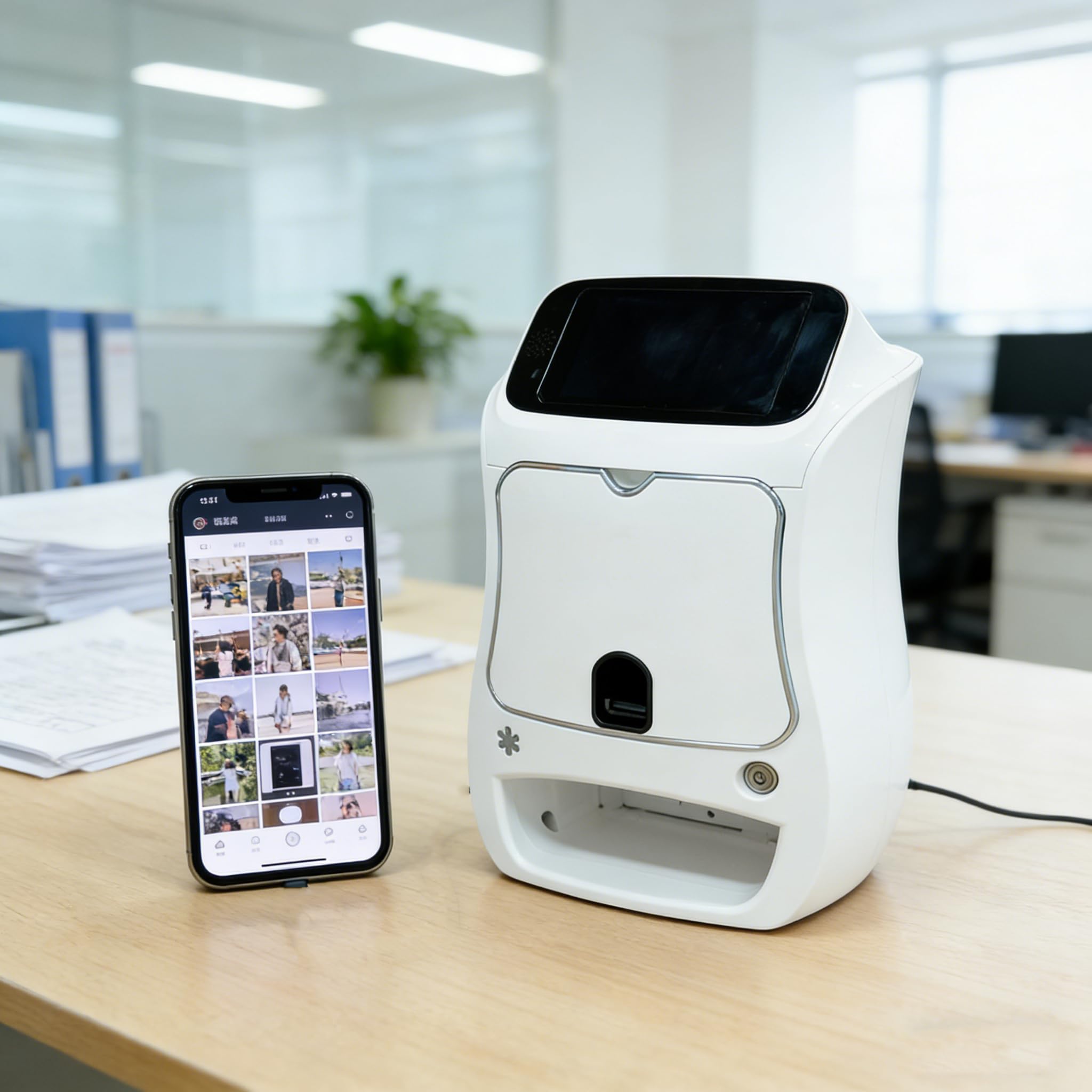 Stampante automatica per unghie intelligente 3D, stampante, stampante unghie, Impresora De UñAs, digitale fai da te - Schermo di aggiornamento/asciugatura, uso domestico e studio.(1 set,White)