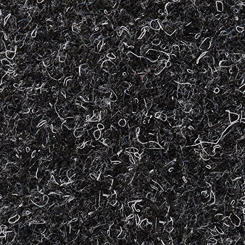 BODENMEISTER BM73501 Teppichboden Nadelfilz Nadelvlies Meterware Objekt anthrazit schwarz 200 cm und...