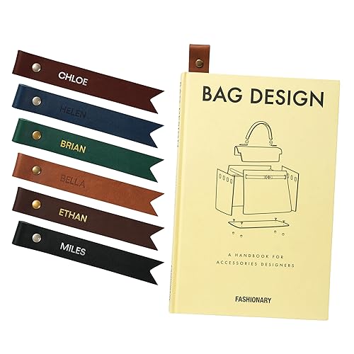 Northwind Personalized Leather Bookmark with Pen Holder – Full Grain