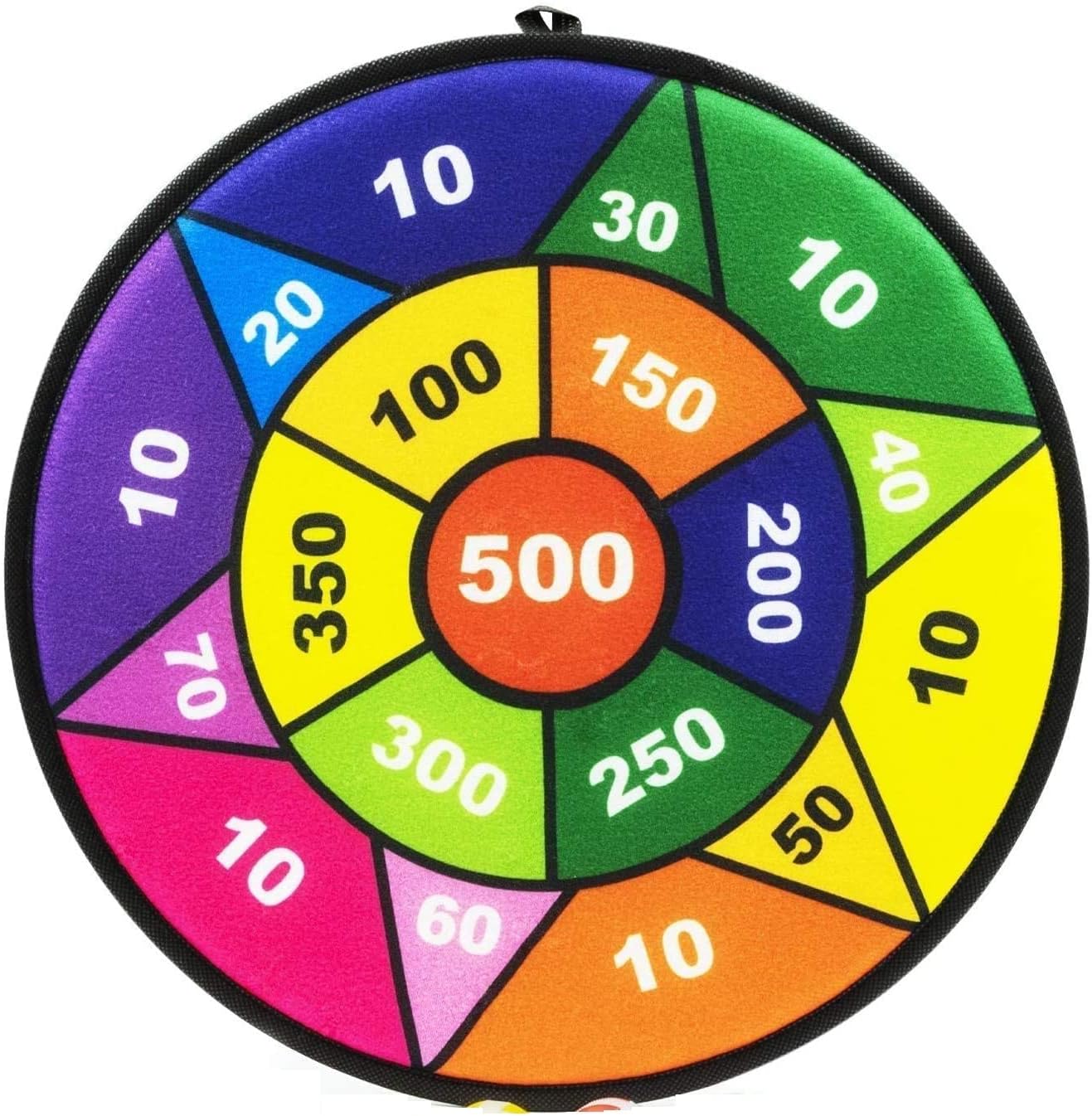 TaeMaJoy Sports Games for Kids, Dart Board for Kids with 10 Sticky Balls, Indoor Outdoor Best Toys Gifts for Girls Boys, 13.6 Inches Safe Dartboard Game with Learn Numbers and Parent-child Interaction