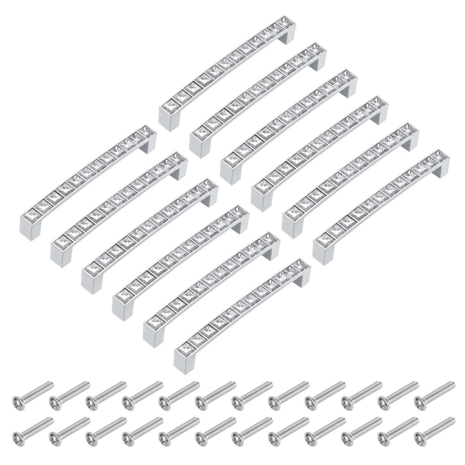 Poignée de tiroir cristal 128mm uxcell lot de 12 bouton de meuble cuisine