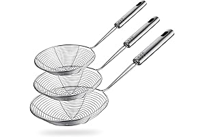 Spider Strainer Skimmer Spoon Set: Elevate Your Frying and Cooking Game