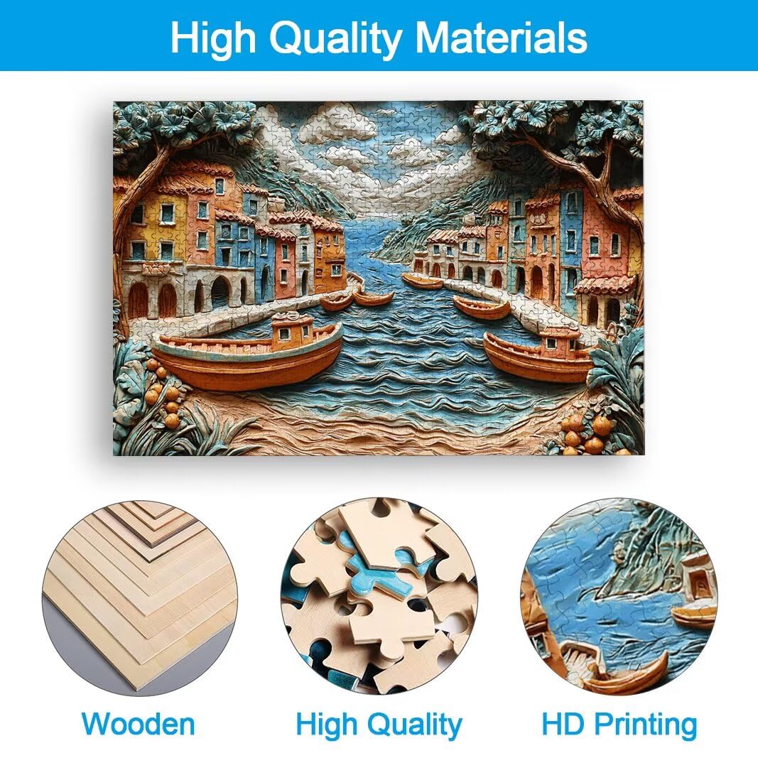 Puzzle Venise, Puzzle 2000 Pièces Adultes, Puzzles pour Décor Murale -2801