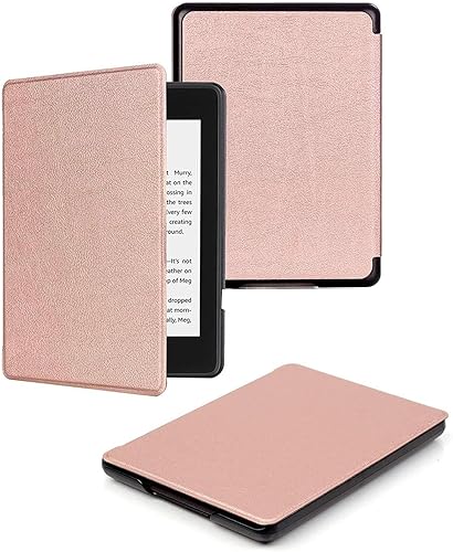 Funda para Tienda Kindle Paperwhite 11 generación y edición firmada (2021), funda de piel sintética ligera y fina de 6.8 pulgadas con apagado y