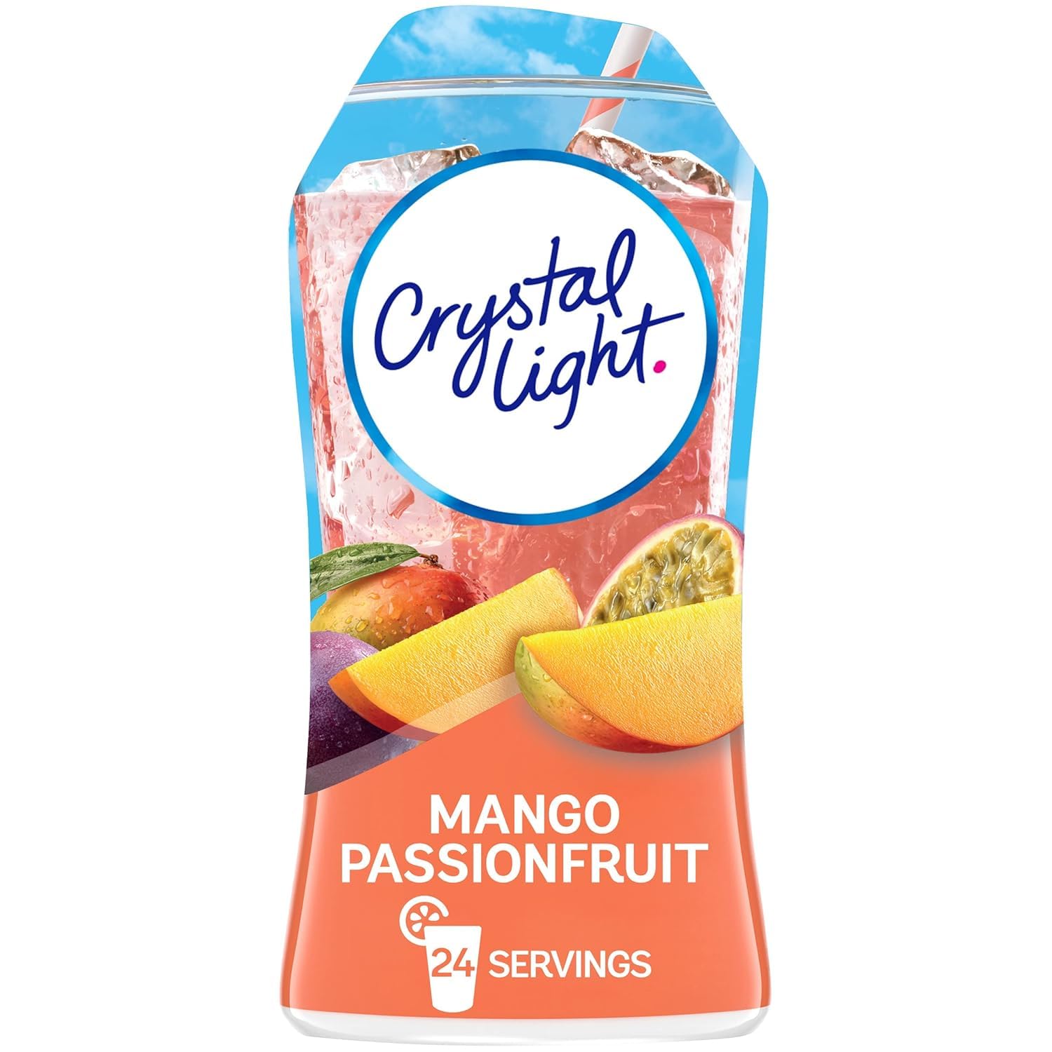 Crystal Light Raspberry Green Tea Pitcher Packets (1.87 oz) & Sugar-Free Liquid Water Enhancers, Berry Sangria and Mango Passionfruit (1.62 fl oz Each) (Variety Pack)