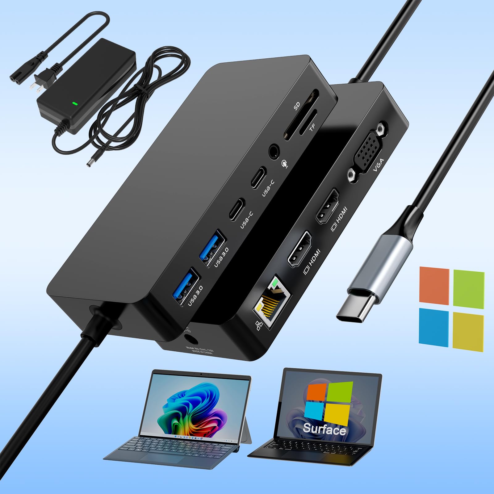 Amazon.com: Microsoft Surface Thunderbolt 4 Dock with 100W