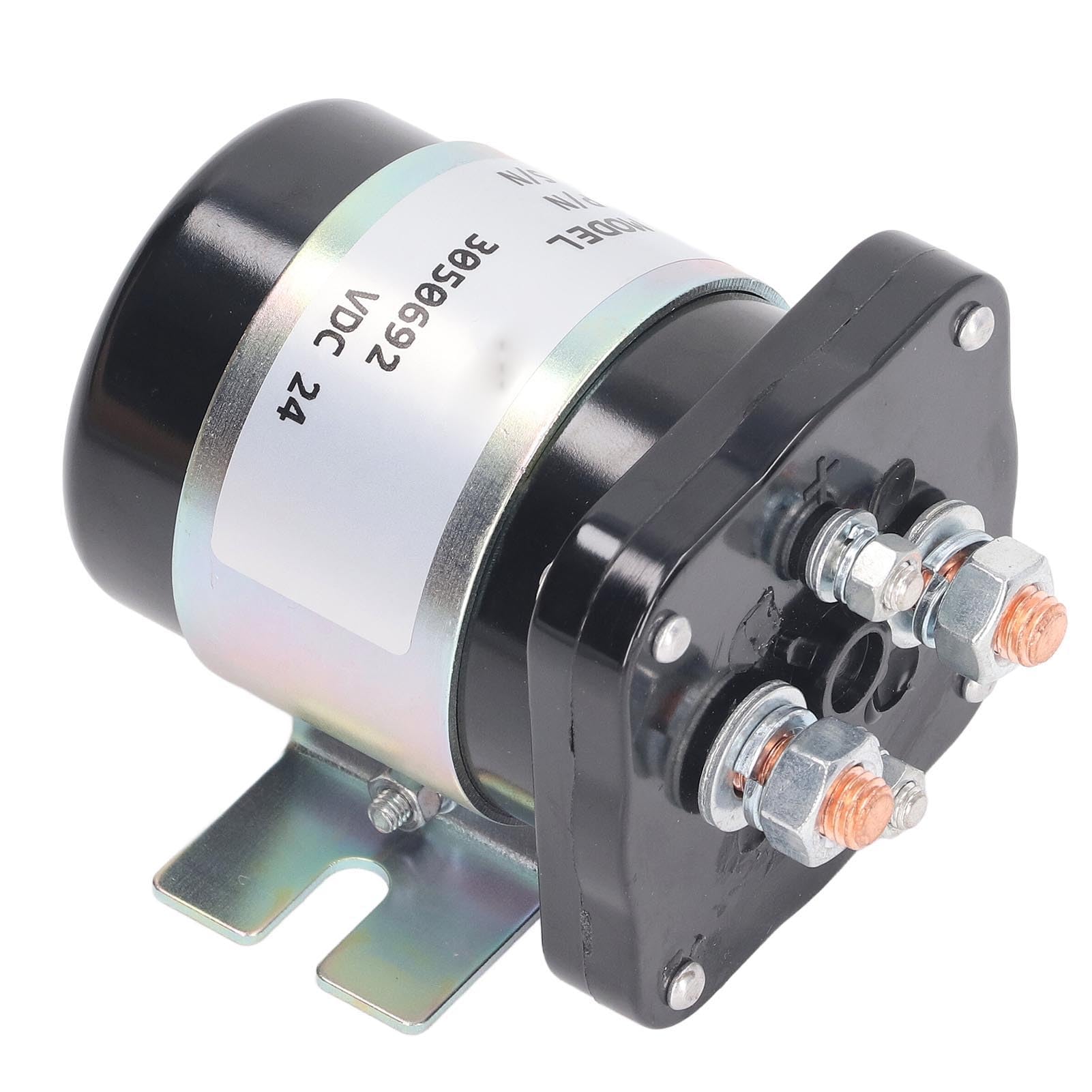 Relé automotriz de alta corriente 200 A, 24 V, con carcasa ABS retardante de llama y bobina de latón, ideal para aplicaciones industriales y vehiculares