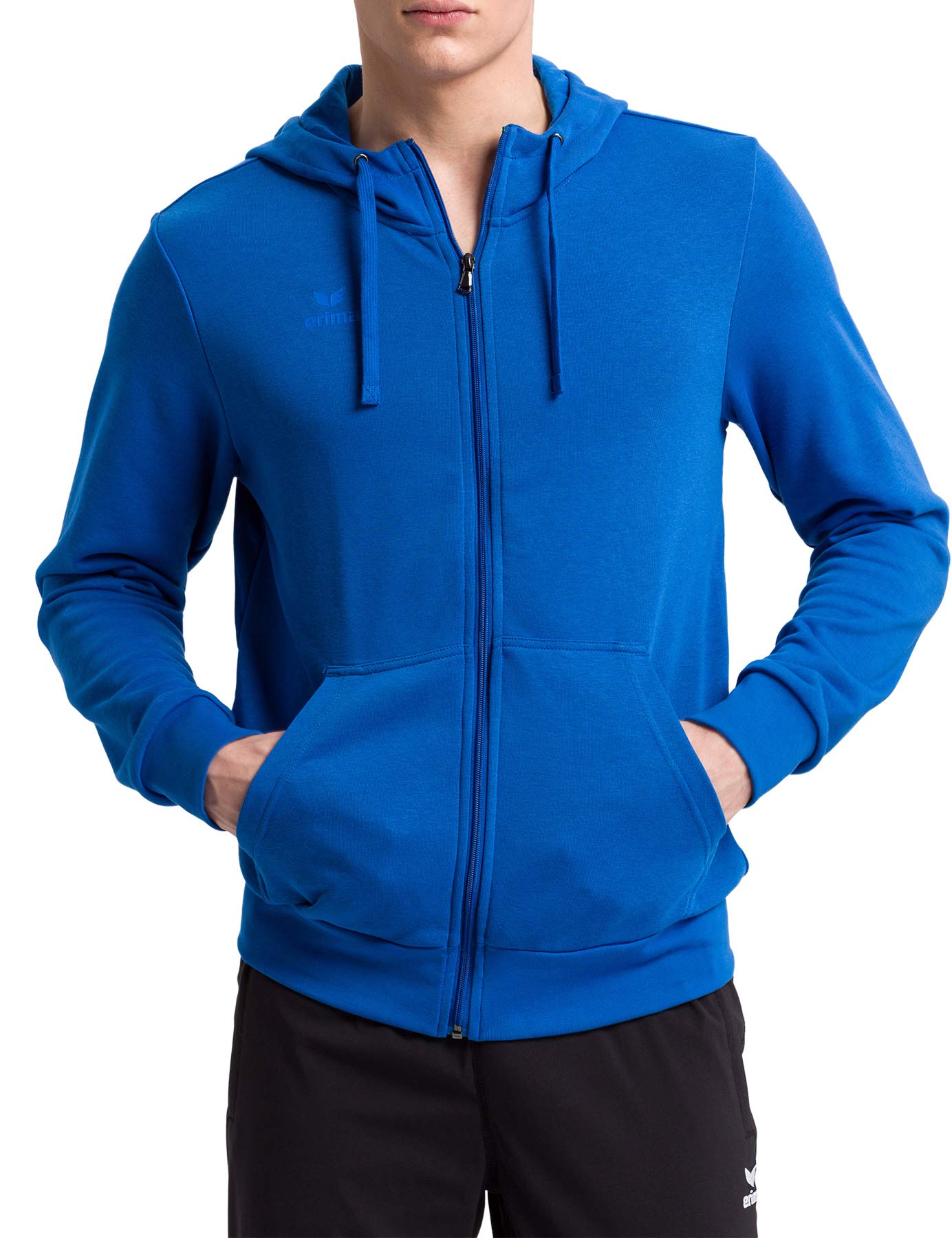 Erima Hooded Sweat Jacket - New Royal, Small