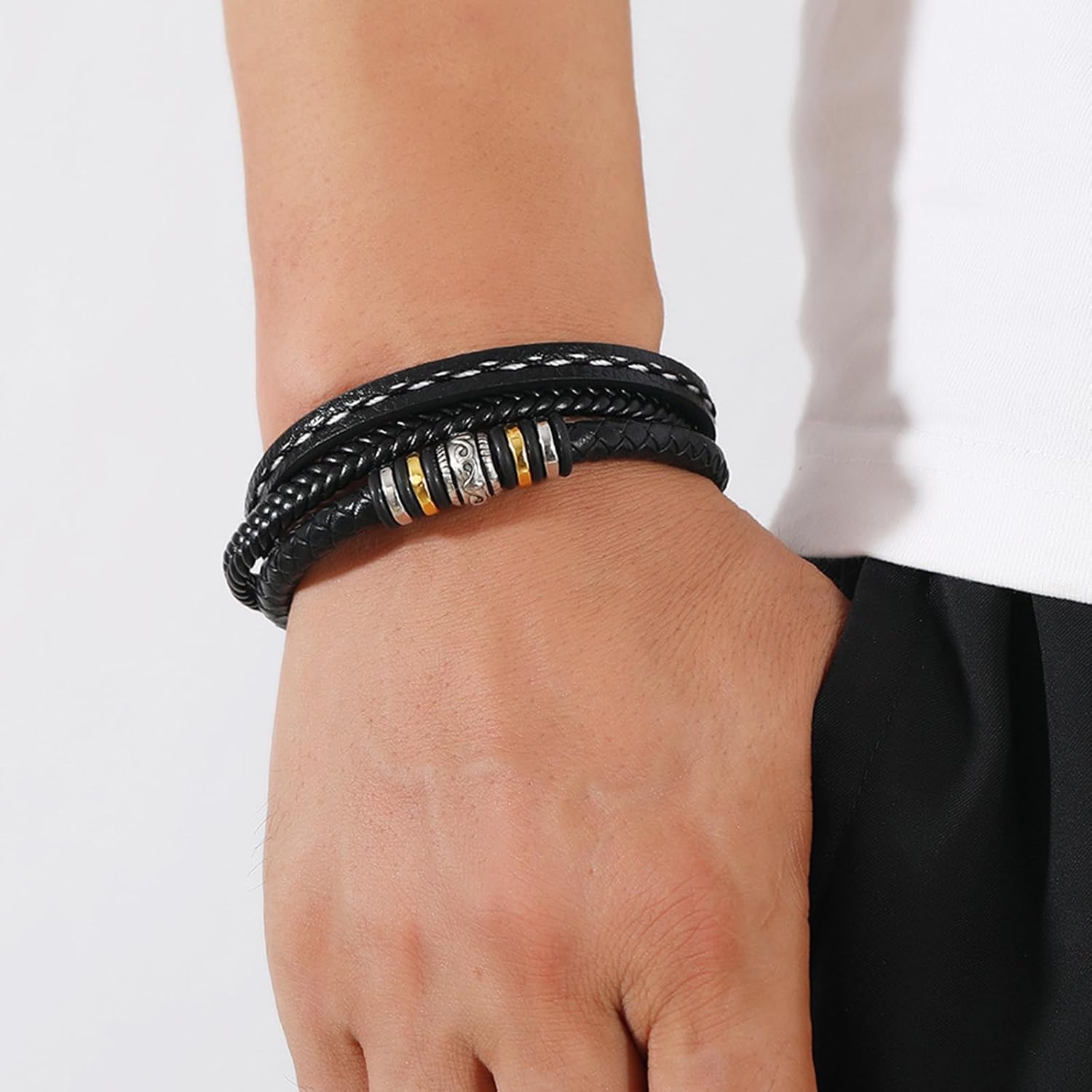 72ore To My Son Bracelet Gift from Mom Meaningful Bracelet for Men Encouragement Motivational Jewelry Love You Son Birthday Graduation - Image 2