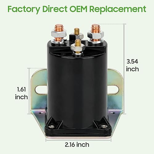 Miniatura 8 de 10L0L Conjunto de relé de solenoide de 12 V para Yamaha G2, G8, G9, G11, G14, G16 G20 1985-2002 Gas de 4 ciclos - Solenoide de arranque de 4