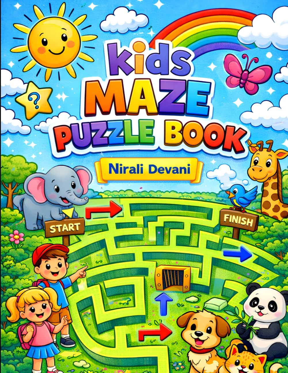 Kids Maze Puzzle Book: Fun Animal Mazes for Ages 3–6: Easy and Engaging Maze Activities for Toddlers & Preschool Kids to Boost Learning, Focus, and Problem-Solving Skills